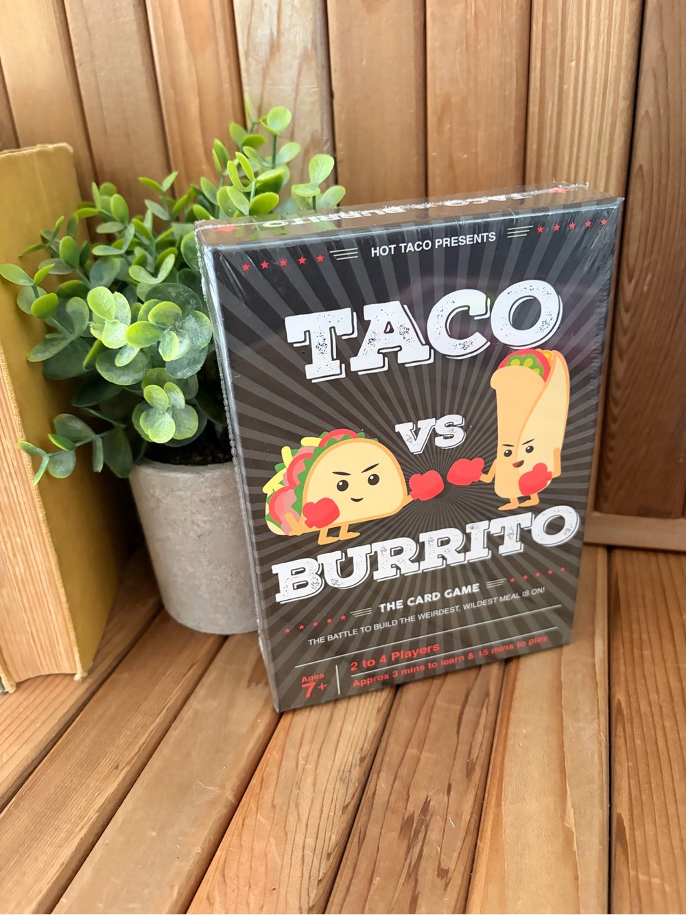 Taco vs Burrito Card Game, NIB